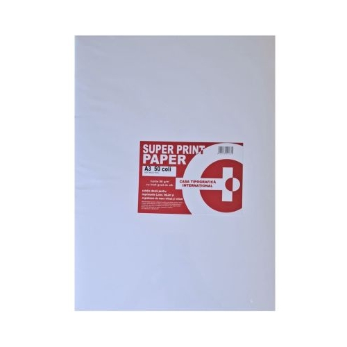 Hartie pentru scris si copiator Super Print A3 50 coli Casa Tipografica