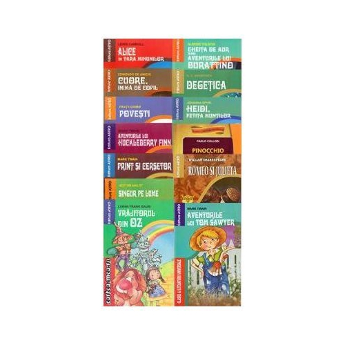 Pachet 14 carti din colectia Clasici ai Literaturii Universale
