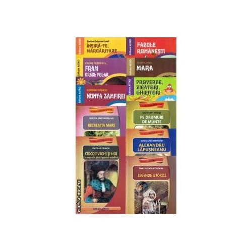 Pachet 12 carti din colectia Clasici ai Literaturii Romane