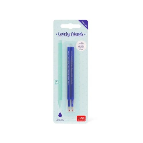Set 2 rezerve pix Lovely Friends blue Legami