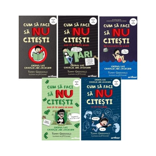 Pachet 5 volume Cum sa faci sa nu citesti - Tommy Greenwald