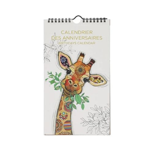 Calendar aniversar Bug Art Girafa Kiub