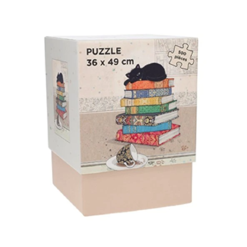 Puzzle 500 piese Bug Art Chaton Livres Kiub