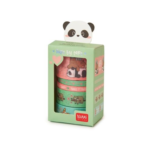 Benzi adezive din hartie Tape By Tape Cute Animals Legami