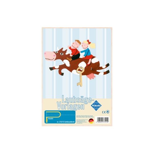 Sablon din lemn suport pentru chei pentru traforaj dimensiunea A4 Pebaro 3751S