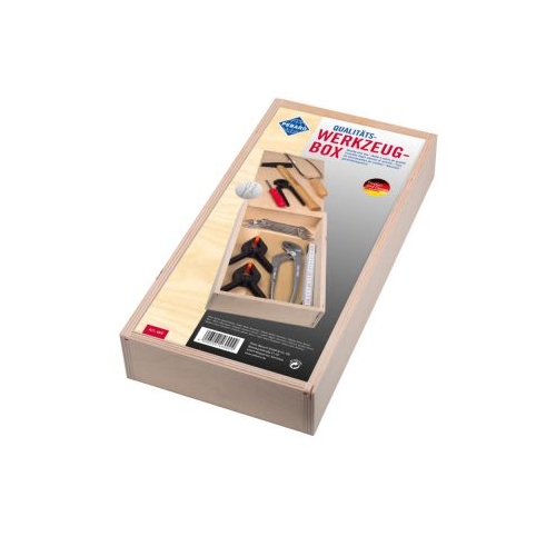Trusa de unelte de calitate ambalate in cutie de lemn 16 piese Pebaro 460