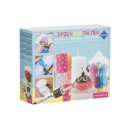 Set complet pentru decorarea lumanarilor include lumanari servetele decorative  alte accesorii Pebaro 0277