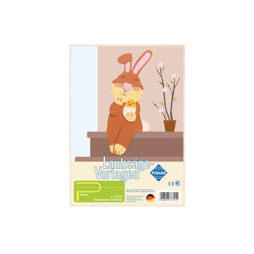 Sablon din lemn iepuras pentru traforaj dimensiunea A4 Pebaro 3732S