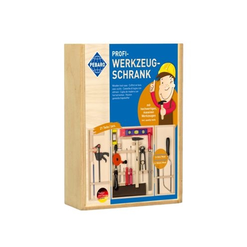 Set profesional pentru lucrul cu lemnul ambalat in cutie de lemn Pebaro 412