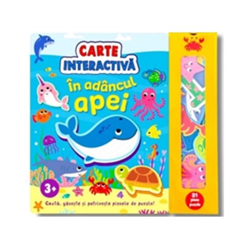 In adancul apei. Carte interactiva cu piese puzzle
