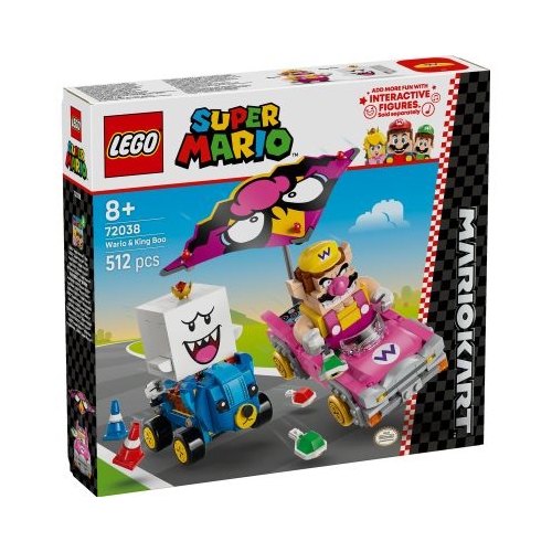 LEGO Super Mario. Mario Kart Wario si King Boo 72038 512 piese