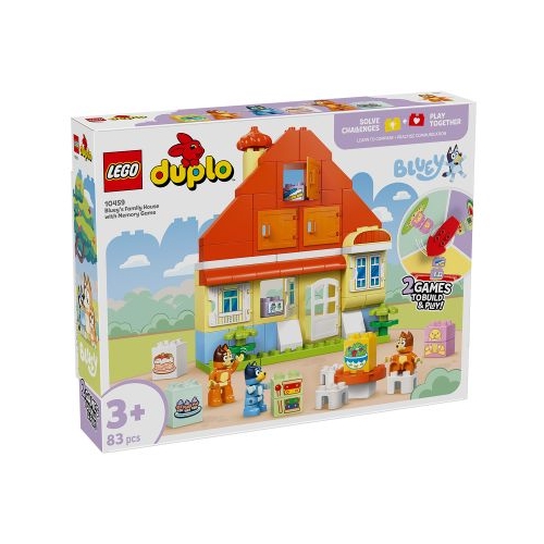 LEGO Duplo. Casa de familie a lui Blue cu un joc de memorie 10459 83 piese