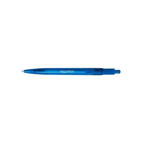 Pix cu mecanism Aquapen 0. 7 mm plastic reciclat albastru