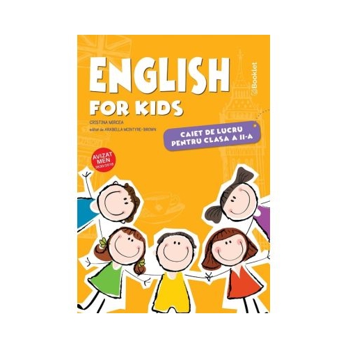 English for kids. Caiet de lucru pentru clasa a 2-a Editie color - Cristina Mircea