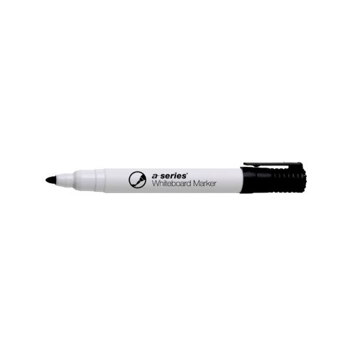 Marker pentru tabla A-series varf rotund 2 mm negru