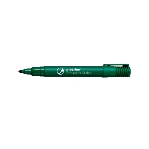 Marker permanent A-series varf rotund 2 mm verde