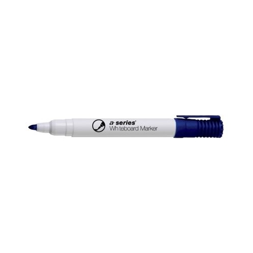 Marker pentru tabla A-series varf rotund 2 mm albastru