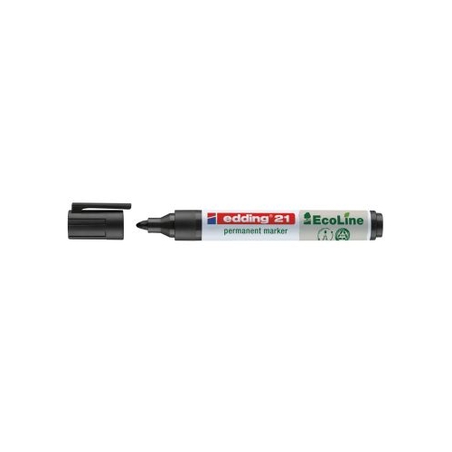 Marker permanent Edding Ecoline varf rotund 1. 5-3 mm negru