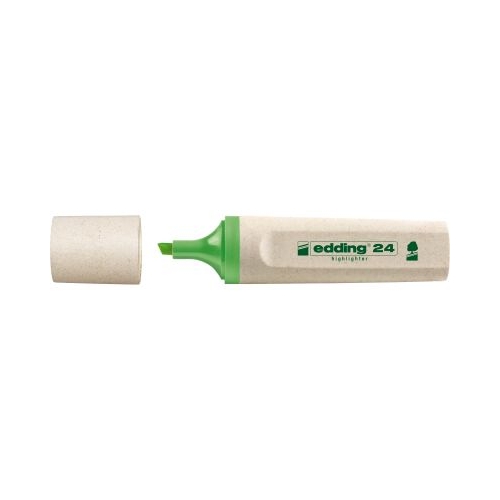 Textmarker Edding Ecoline varf retezat 2-5 mm verde