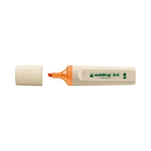Textmarker Edding Ecoline varf retezat 2-5 mm orange