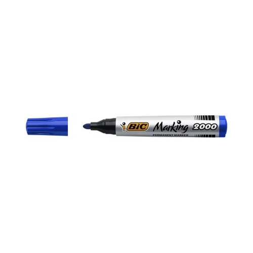 Marker permanent BIC 2000 varf rotund 1. 7 mm albastru