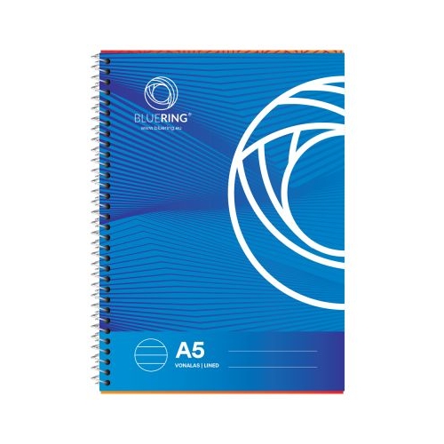 Caiet Bluering A5 cu spira 70 file dictando