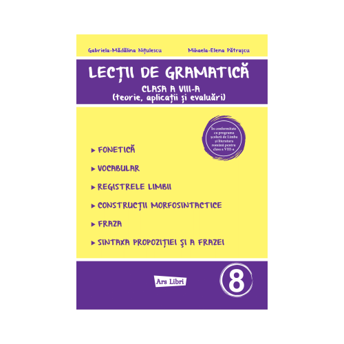 Lectii de gramatica clasa a 8-a - Mihaela-Elena Patrascu