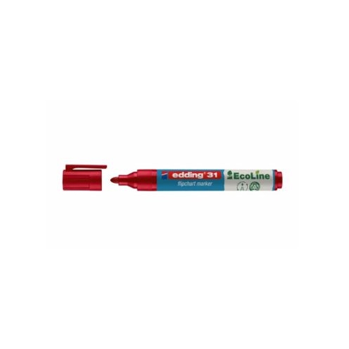 Marker flipchart Edding Ecoline 1. 5-3 mm rosu