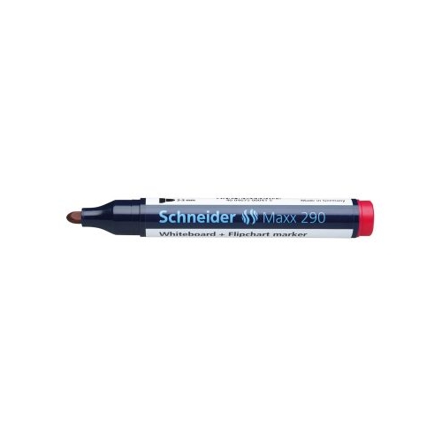 Marker pentru tabla Schneider Maxx 290 varf rotund 2-3 mm rosu