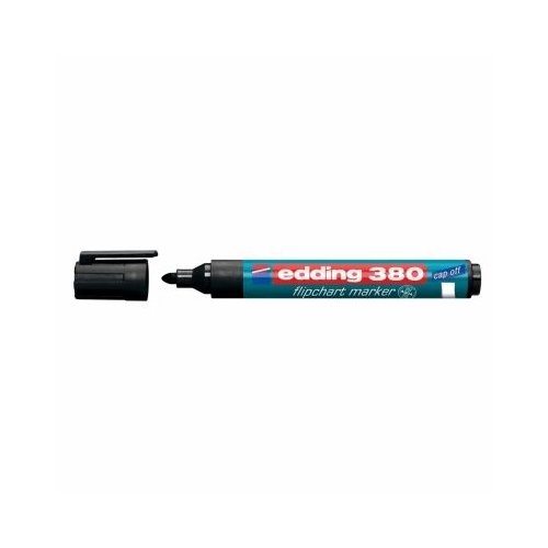 Marker Edding 380 pentru flipchart varf rotund 1. 5-3 mm negru