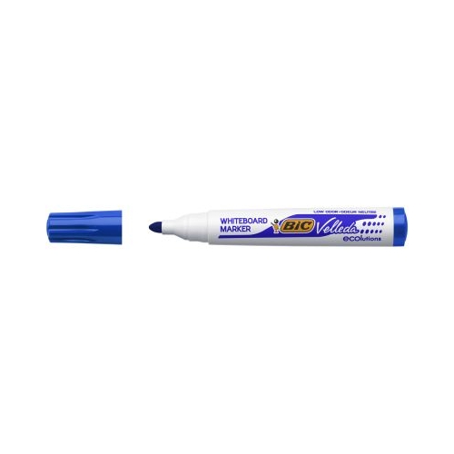 Marker tabla BIC ECO Velleda 1701 rotund 1. 5 mm scriere albastra
