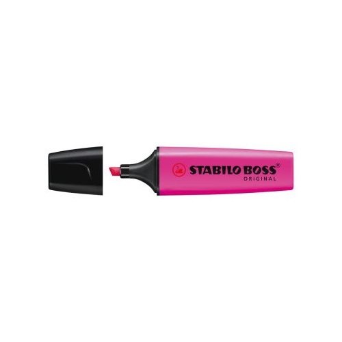 Textmarker Stabilo Boss varf 2-5 mm roz