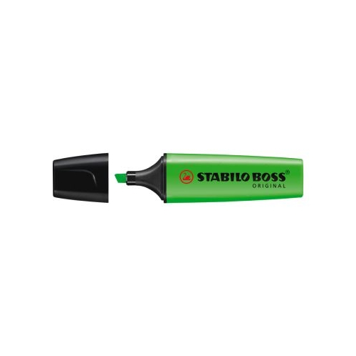 Textmarker Stabilo Boss varf 2-5 mm verde
