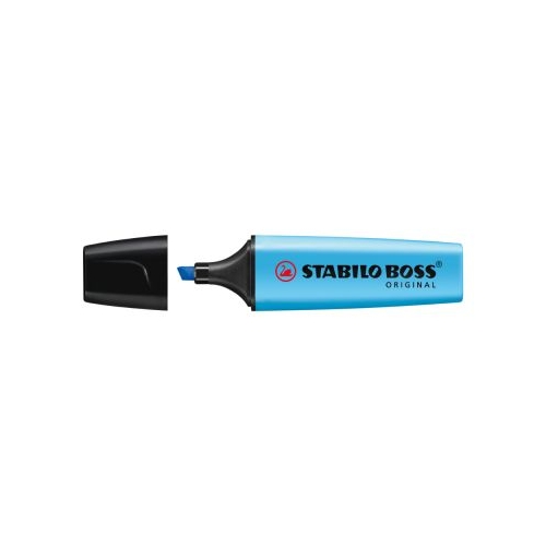 Textmarker Stabilo Boss varf 2-5 mm bleu