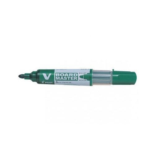 Marker pentru tabla Pilot V-Board varf rotund 2. 3-6 mm verde
