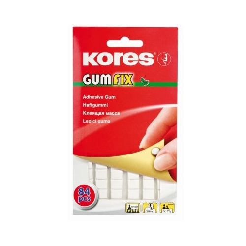 Pastile Kores autoadezive Gumfix 50 g 84 buc.
