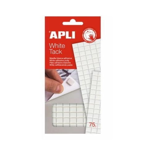 Pastile autoadezive Apli albe 75 g