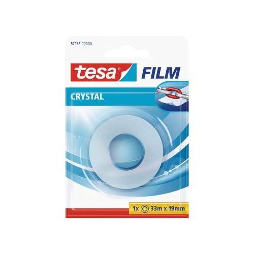 Banda adeziva Tesa Crystal 19 mm x 33 m