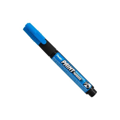 Marker permanent Pentel Paint Marker MMP20 4 mm cu vopsea albastru
