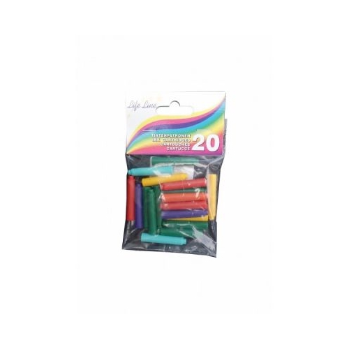Patroane cerneala scurte COLORARTE color set de 20 bucati sx100