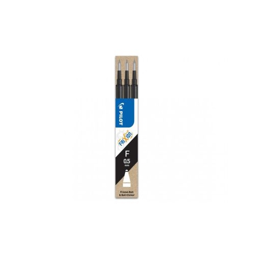 Rezerva roller cu gel Pilot Frixion Ball 0. 5 mm negru 3 bucatiset