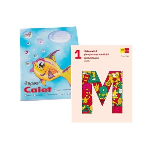 Pachet Caiet Pestisor matematica A5 48 file Casa Tipografica si Matematica si explorarea mediului. Caietul elevului. Clasa 1 - Mariana Mogos
