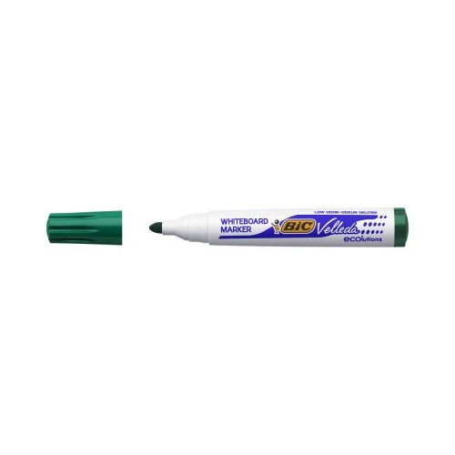 Marker pentru tabla Bic Eco Velleda 1701 varf rotund 2 mm verde 12 bucaticutie