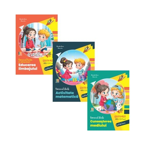 Set 3 auxiliare gradinita 3-4 ani 2025