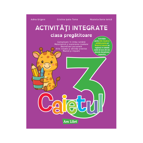 Activitati integrate clasa pregatitoare. Caietul 3