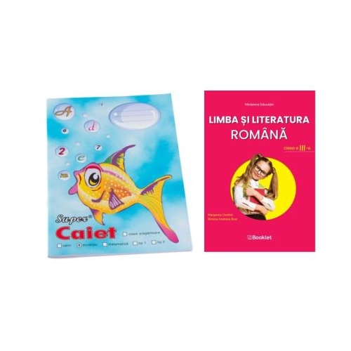 Pachet Caiet Pestisor dictando A5 48 file Casa Tipografica si Limba si literatura romana manual clasa a 3-a - Margareta Onofrei