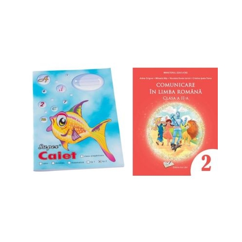 Pachet Caiet tip 2 Pestisor A5 48 file Casa Tipografica si Comunicare in limba romana. Manual clasa a 2-a - Adina Grigore