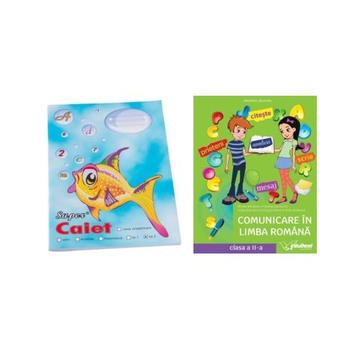 Pachet Caiet tip 2 Pestisor A5 48 file Casa Tipografica si Comunicare in limba romana. Manual clasa a 2-a - Mirela Mihaescu