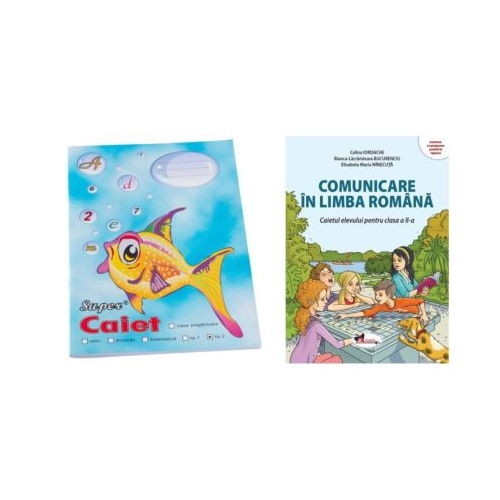 Pachet Caiet tip 2 Pestisor A5 48 file Casa Tipografica si Comunicare in limba romana. Caietul elevului pentru clasa a 2-a - Celina Iordache