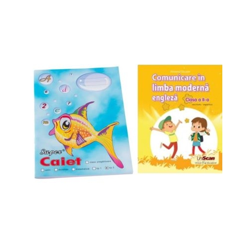 Pachet Caiet tip 2 Pestisor A5 48 file Casa Tipografica si Comunicare in limba moderna engleza. Clasa a 2-a manual - Jenny Dooley